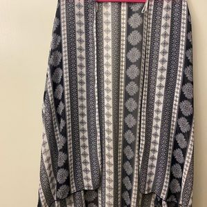 Emory Park Caley Open Front Woven cover up/ kimono